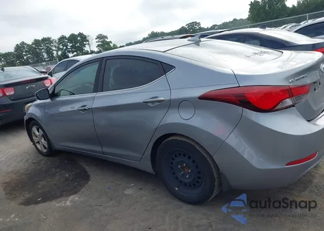 2016 Hyundai Elantra Value Edition from USA, damaged, VIN 5NPDH4AE7GH724731